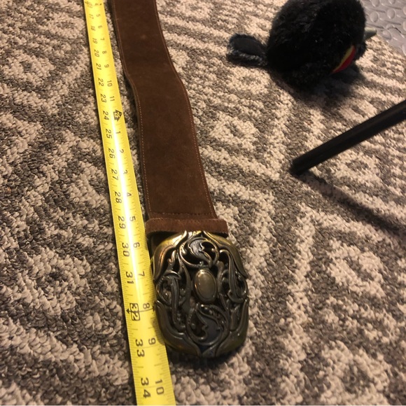 Vintage Phoebe couture suede leather belt xs - Picture 5 of 9